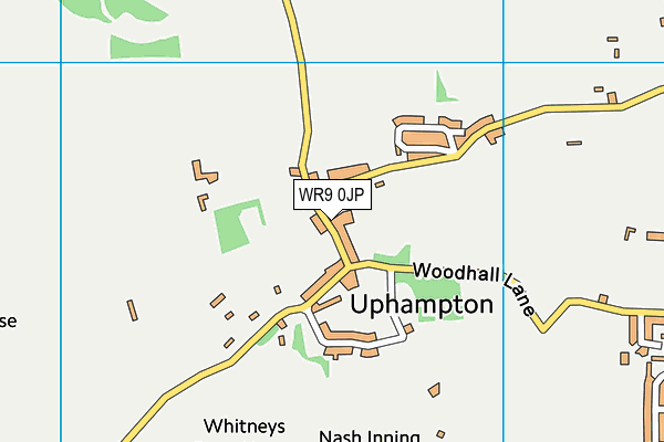 WR9 0JP map - OS VectorMap District (Ordnance Survey)