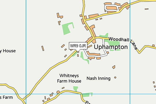 WR9 0JR map - OS VectorMap District (Ordnance Survey)