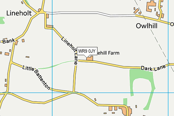WR9 0JY map - OS VectorMap District (Ordnance Survey)