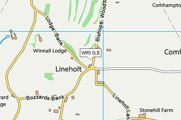 WR9 0LB map - OS VectorMap District (Ordnance Survey)