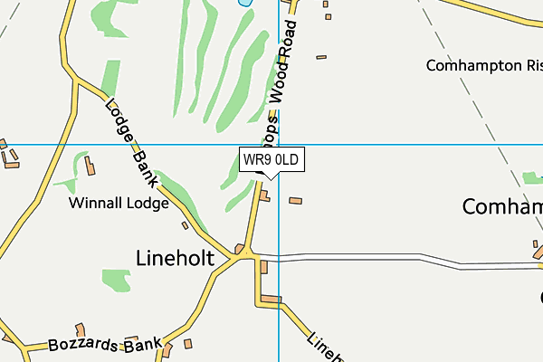 WR9 0LD map - OS VectorMap District (Ordnance Survey)