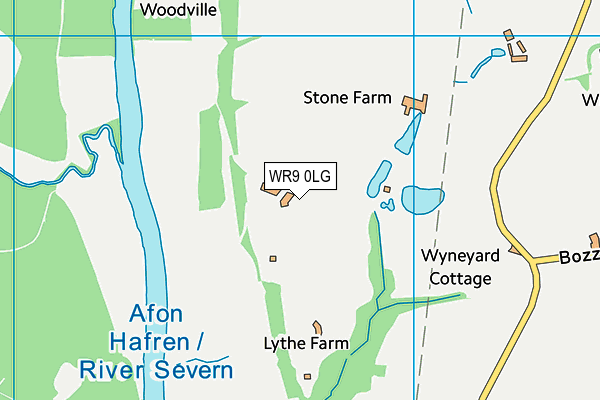 WR9 0LG map - OS VectorMap District (Ordnance Survey)