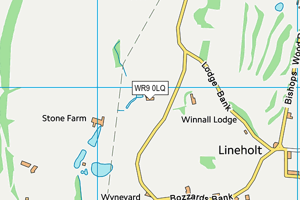 WR9 0LQ map - OS VectorMap District (Ordnance Survey)