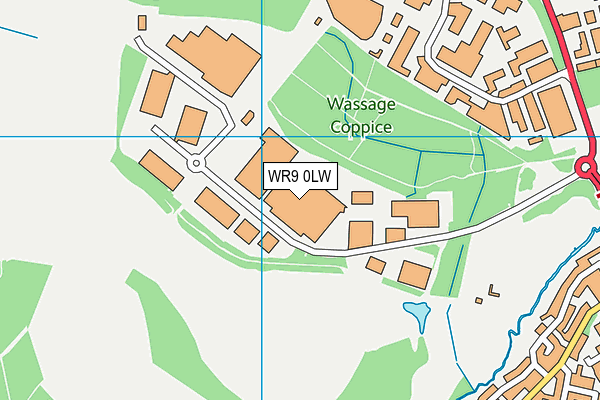 WR9 0LW map - OS VectorMap District (Ordnance Survey)