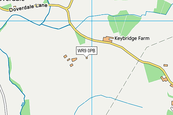 WR9 0PB map - OS VectorMap District (Ordnance Survey)