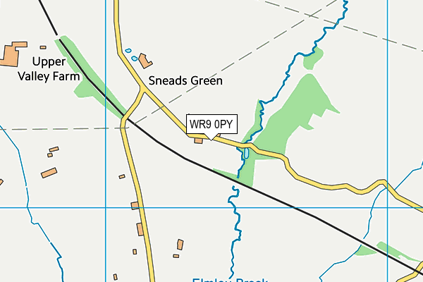 WR9 0PY map - OS VectorMap District (Ordnance Survey)