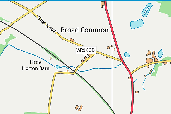 WR9 0QD map - OS VectorMap District (Ordnance Survey)