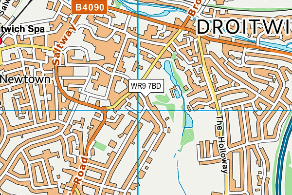 WR9 7BD map - OS VectorMap District (Ordnance Survey)