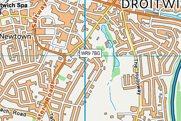 WR9 7BG map - OS VectorMap District (Ordnance Survey)