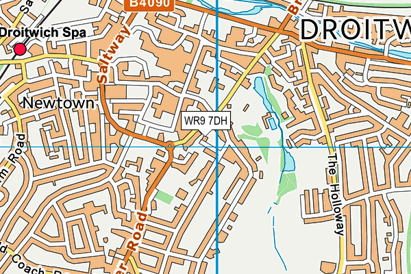 WR9 7DH map - OS VectorMap District (Ordnance Survey)