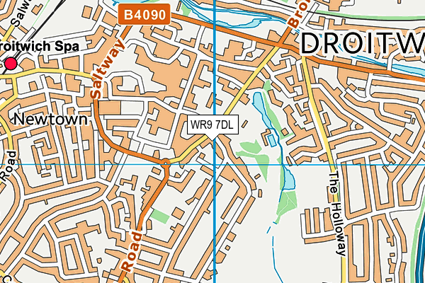 WR9 7DL map - OS VectorMap District (Ordnance Survey)