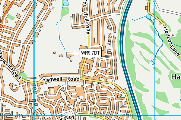 WR9 7DT map - OS VectorMap District (Ordnance Survey)