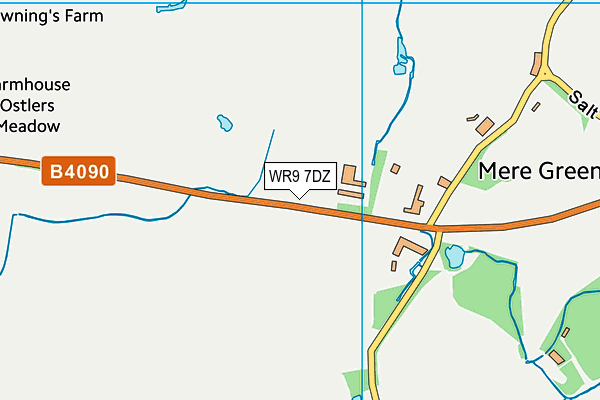 WR9 7DZ map - OS VectorMap District (Ordnance Survey)