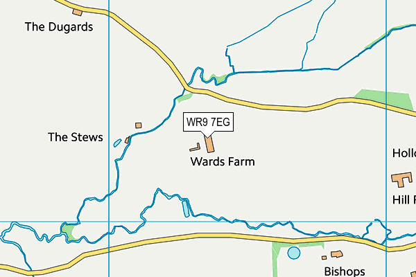 WR9 7EG map - OS VectorMap District (Ordnance Survey)
