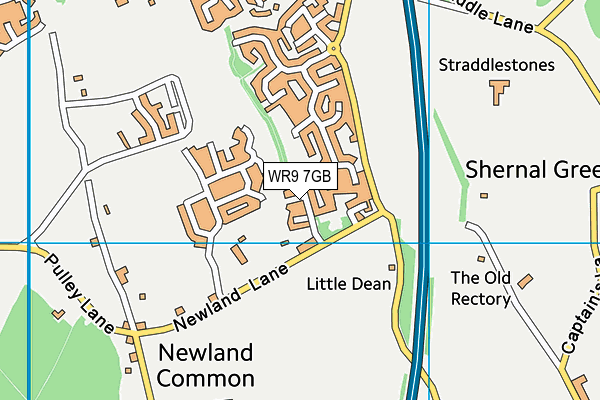 WR9 7GB map - OS VectorMap District (Ordnance Survey)