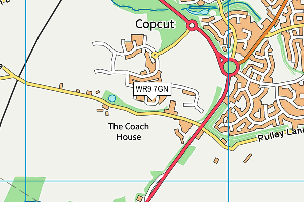 WR9 7GN map - OS VectorMap District (Ordnance Survey)