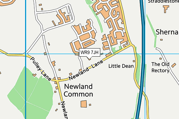WR9 7JH map - OS VectorMap District (Ordnance Survey)