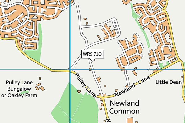 WR9 7JQ map - OS VectorMap District (Ordnance Survey)