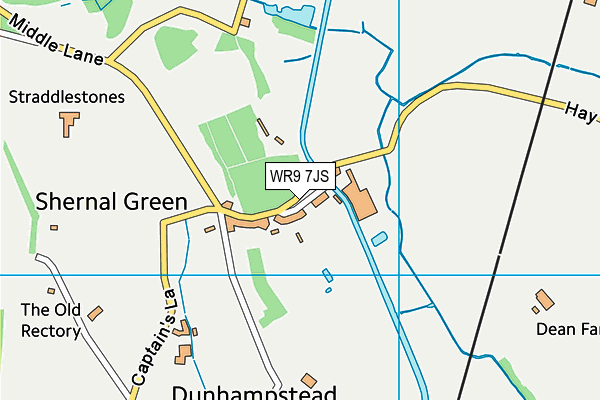 WR9 7JS map - OS VectorMap District (Ordnance Survey)