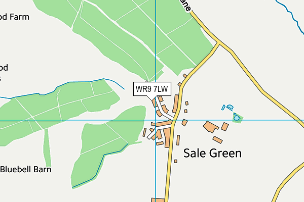WR9 7LW map - OS VectorMap District (Ordnance Survey)