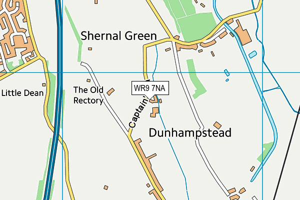 WR9 7NA map - OS VectorMap District (Ordnance Survey)