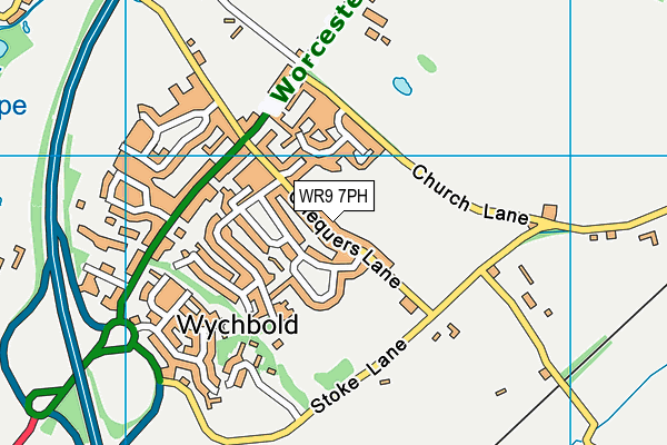 WR9 7PH map - OS VectorMap District (Ordnance Survey)