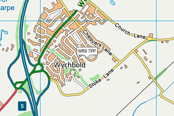 WR9 7PP map - OS VectorMap District (Ordnance Survey)