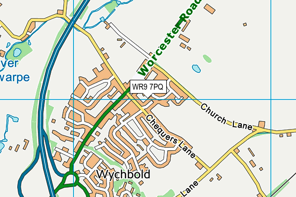 WR9 7PQ map - OS VectorMap District (Ordnance Survey)
