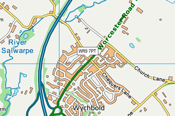 WR9 7PT map - OS VectorMap District (Ordnance Survey)