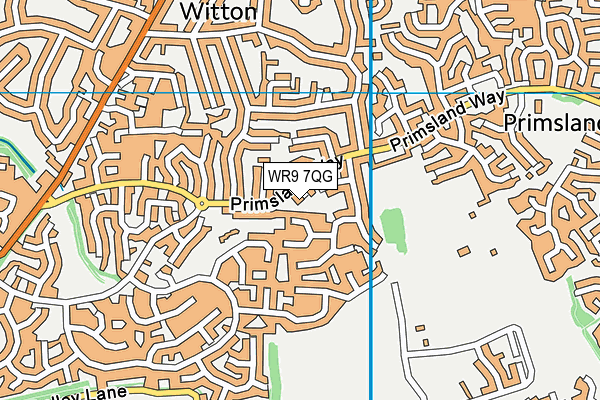 WR9 7QG map - OS VectorMap District (Ordnance Survey)