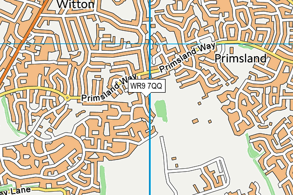 WR9 7QQ map - OS VectorMap District (Ordnance Survey)