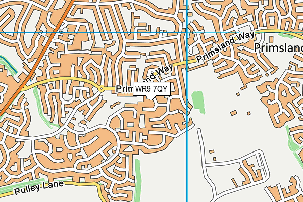 WR9 7QY map - OS VectorMap District (Ordnance Survey)