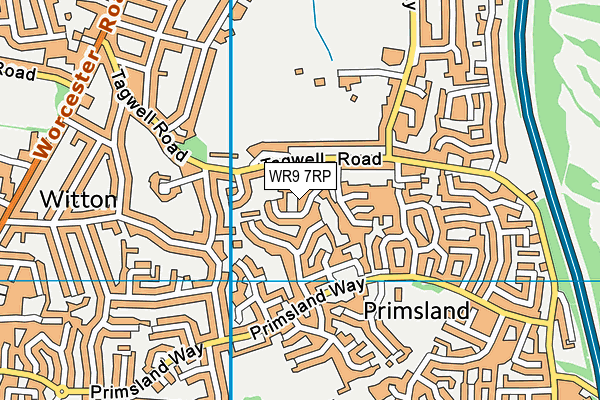 WR9 7RP map - OS VectorMap District (Ordnance Survey)