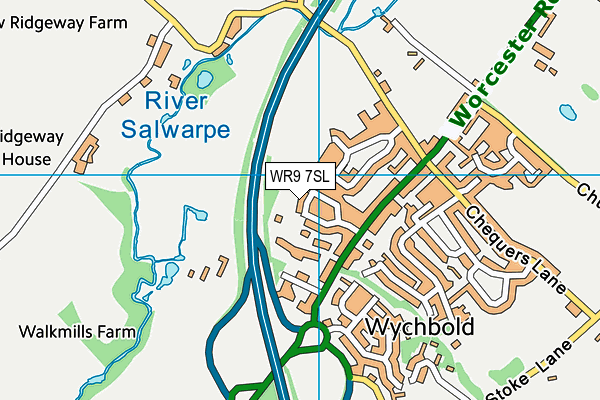 WR9 7SL map - OS VectorMap District (Ordnance Survey)