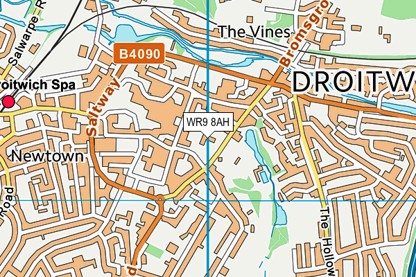 WR9 8AH map - OS VectorMap District (Ordnance Survey)