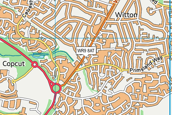 WR9 8AT map - OS VectorMap District (Ordnance Survey)