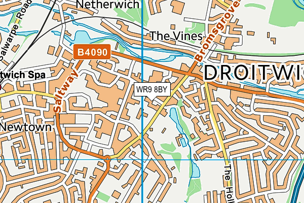 WR9 8BY map - OS VectorMap District (Ordnance Survey)