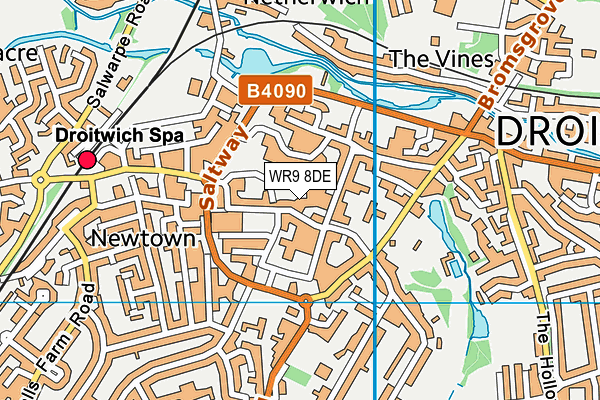 WR9 8DE map - OS VectorMap District (Ordnance Survey)
