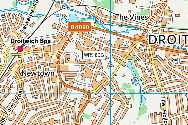 WR9 8DG map - OS VectorMap District (Ordnance Survey)