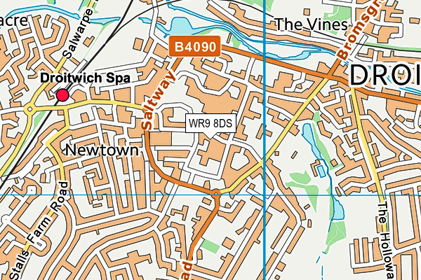 WR9 8DS map - OS VectorMap District (Ordnance Survey)