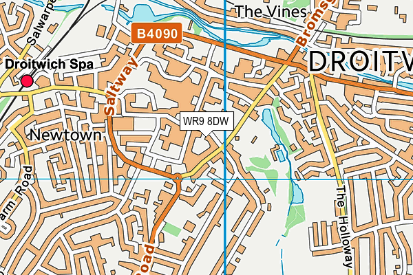 WR9 8DW map - OS VectorMap District (Ordnance Survey)