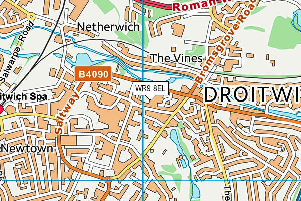 WR9 8EL map - OS VectorMap District (Ordnance Survey)