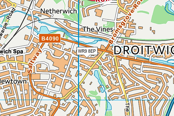 WR9 8EP map - OS VectorMap District (Ordnance Survey)