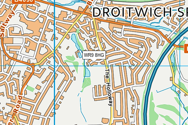 WR9 8HG map - OS VectorMap District (Ordnance Survey)