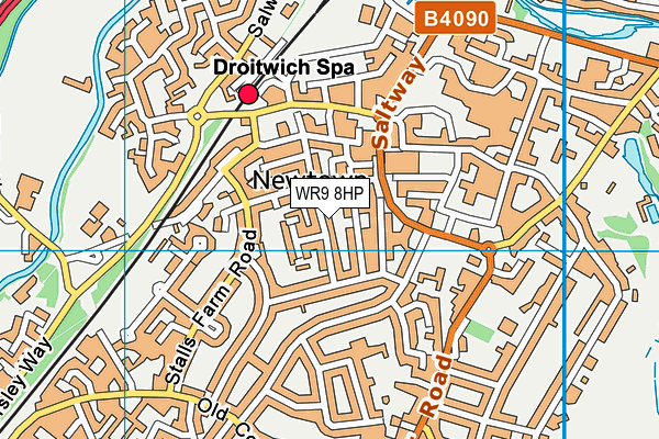 WR9 8HP map - OS VectorMap District (Ordnance Survey)