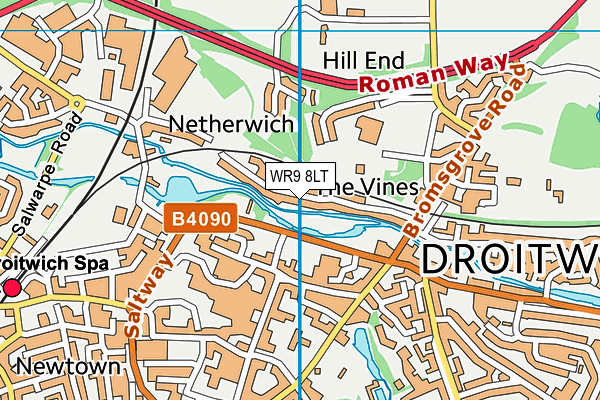 WR9 8LT map - OS VectorMap District (Ordnance Survey)