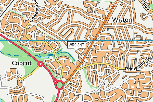 WR9 8NT map - OS VectorMap District (Ordnance Survey)