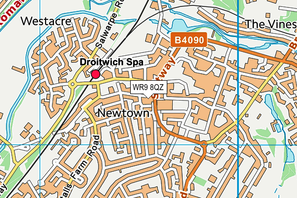 WR9 8QZ map - OS VectorMap District (Ordnance Survey)