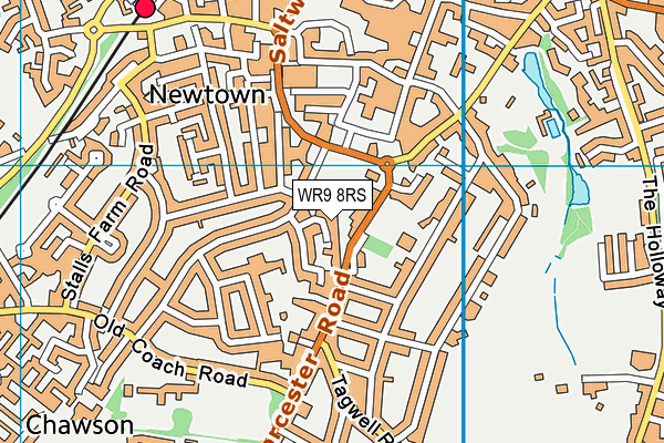 WR9 8RS map - OS VectorMap District (Ordnance Survey)