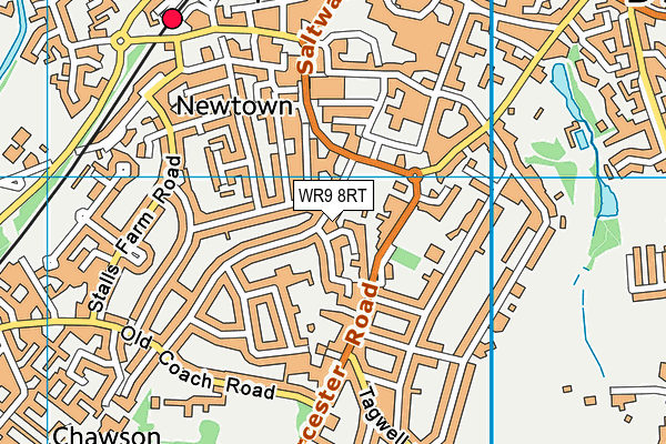 WR9 8RT map - OS VectorMap District (Ordnance Survey)